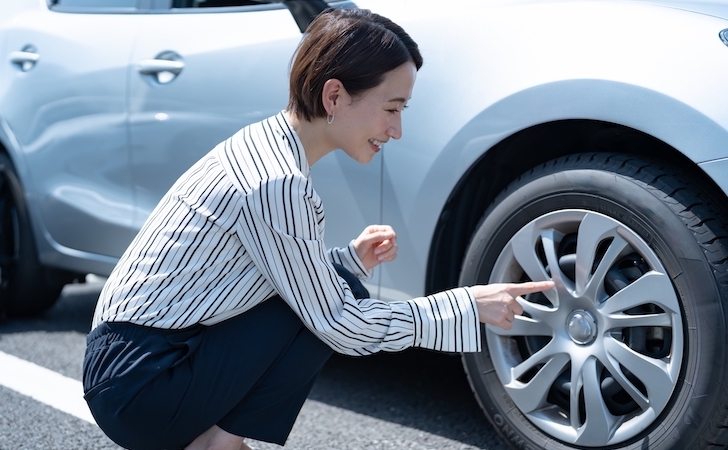 日常点検整備の実施方法2.車の周りのチェック